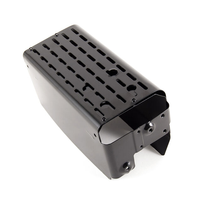 Muffler Shield W/Extension (Powder Black)