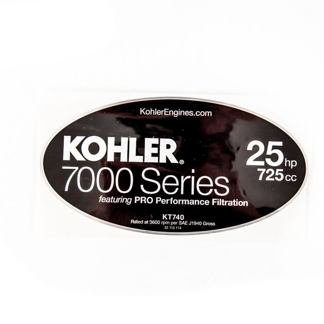 Label-Kohler&reg; 25 7000 Ser Pro Kt740