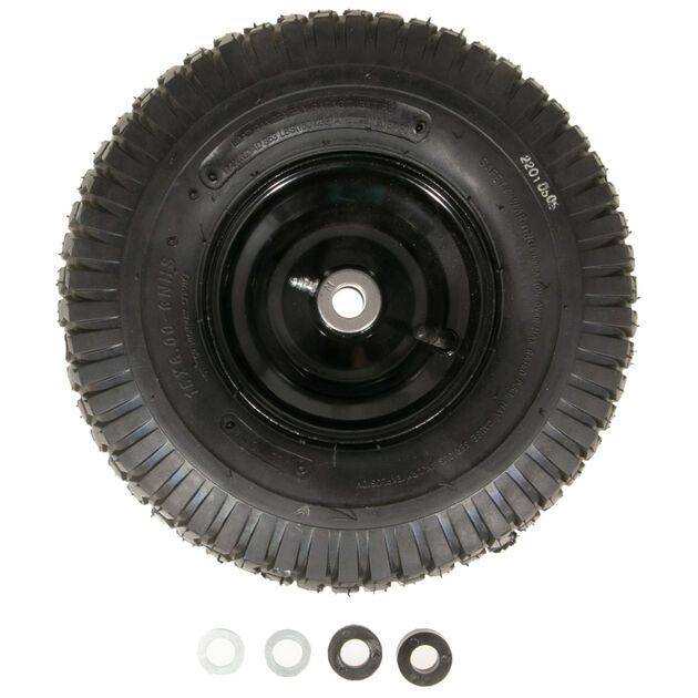 15X6-6 Tire Science Front Wheel Assembly