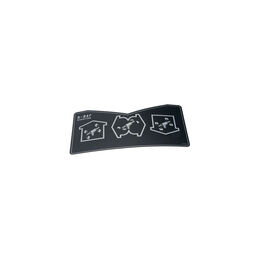 DECAL, H-BAR STEERING