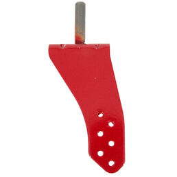 Caster Bracket (RH) Red Metallic