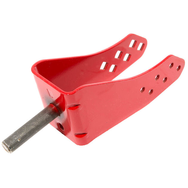 Caster Bracket (LH) Fire Red