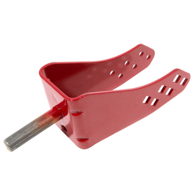 Caster Bracket (RH) Red Metallic