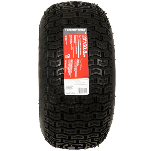 20" x 8" Riding Mower Rear Wheel Assembly (Grey Rim)