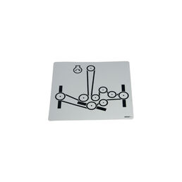 DECAL, BELT ROUTING