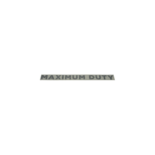 DECAL, MAX DUTY VEHICLE
