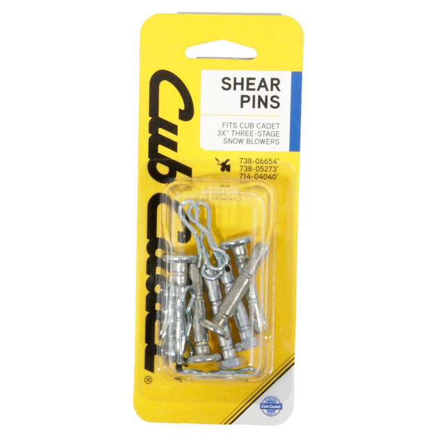 Shear Pins for Three Stage Snow Blowers