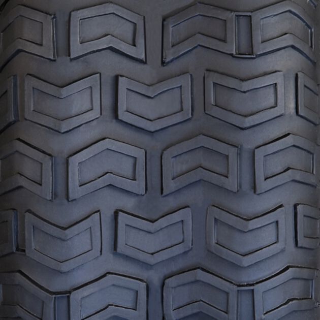 20" x 8" Riding Mower Rear Wheel Assembly (Black Rim)