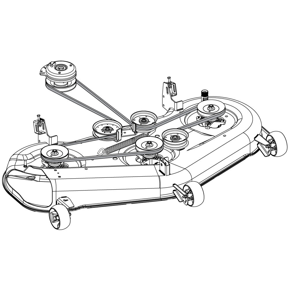 ¥am ベルト Riding Mower 54-inch Deck Belt - CMXGZAM501084 | GFP US