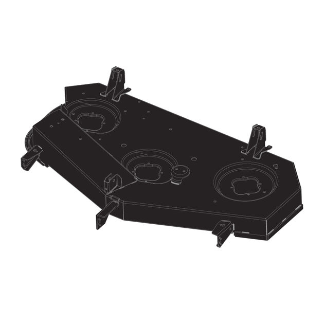 50" Deck Shell (Powder Black)