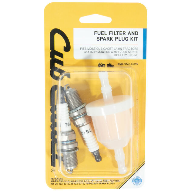 KOHLER&reg; 7000 Series&trade; Fuel Filter and Spark Plug Kit