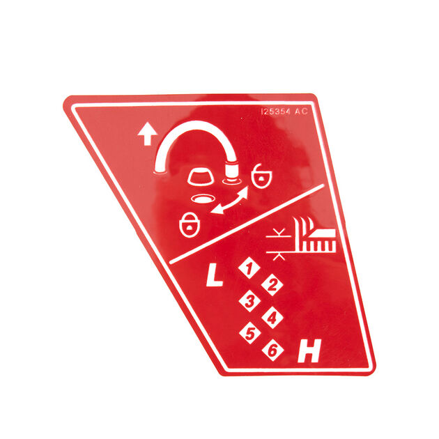 LABEL-MOWER CASTER WHL ASY