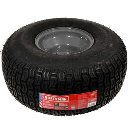 20" x 8" Riding Mower Rear Wheel Assembly (Grey Rim)