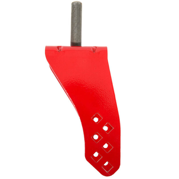 Caster Bracket (LH) Fire Red
