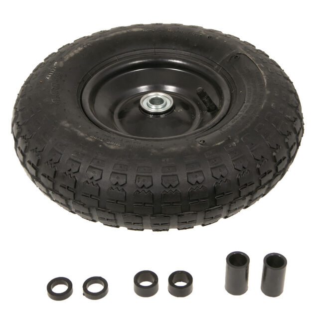 13&rdquo; Universal Air Filled Wheelbarrow/Cart Wheel with Tire Sealant