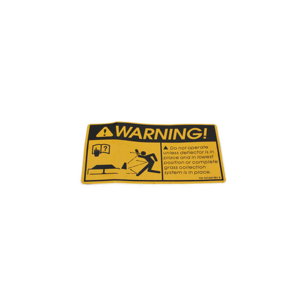 DECAL, DEFLECTOR SHIELD