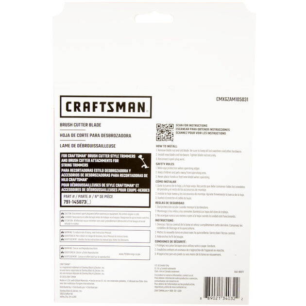 4-Tooth Brushcutter Blade