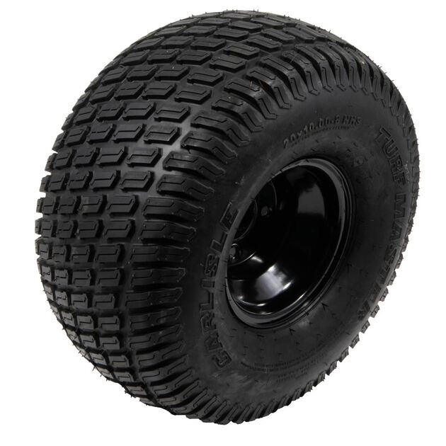 Complete Wheel 20x10-8 (Turf) (Powder Black)