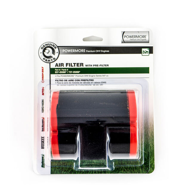 Air Filter with Precleaner