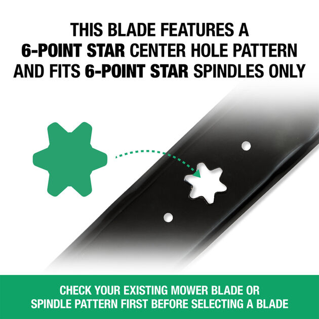 2-in-1 Blade Set for 50-inch Cutting Decks