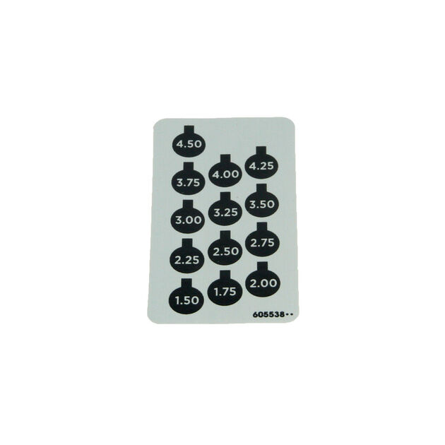 DECAL, DECK HEIGHT