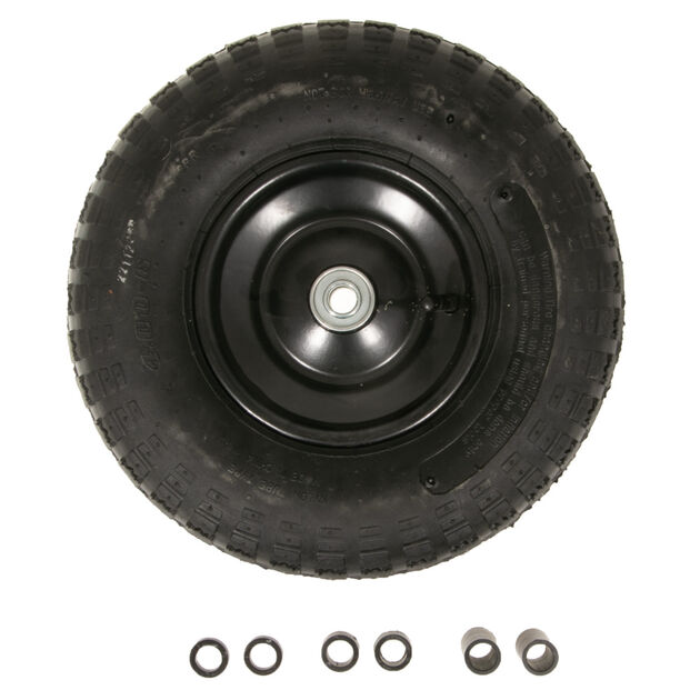 13&rdquo; Universal Air Filled Wheelbarrow/Cart Wheel with Tire Sealant