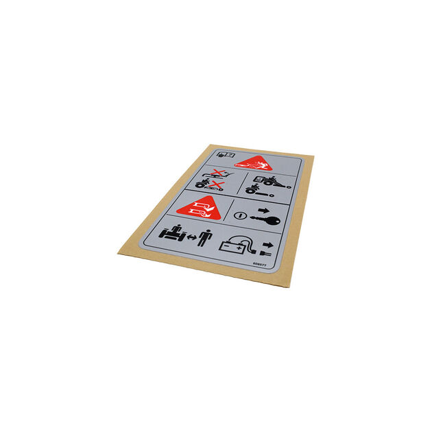 DECAL, DANGER/CHUTE