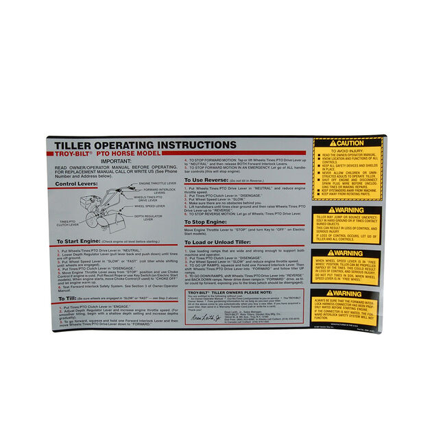 DECAL-HOOD INSTR OPC