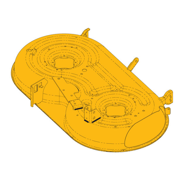 42" RZT Deck Shell (Cub Cadet Yellow)