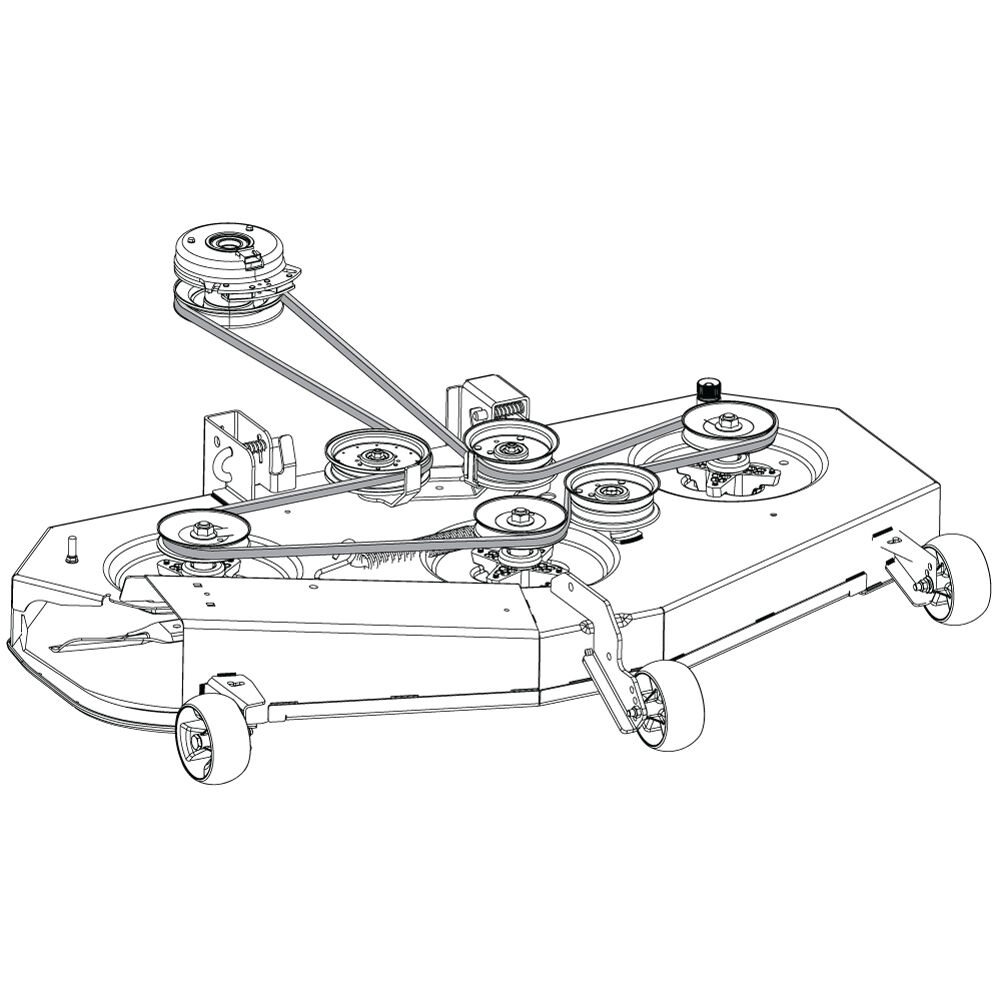 Deck Drive Belt for 50-inch Cutting Decks - CMXGZAM501083 | GFP US