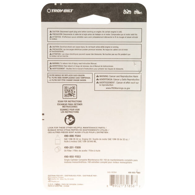 Fuel Filter and Spark Plug Kit for Kohler&reg; 7000 Series&trade; Engines