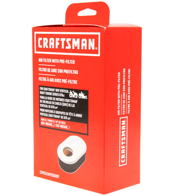 Air Filter with Pre-Filter