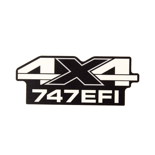 LABEL-UV BED 747 EFI