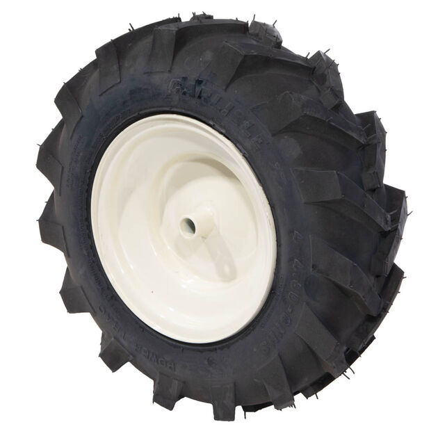 Tire and Rim Assembly 16 x 4.6 x 8 (Beige)