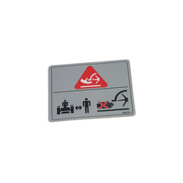 DECAL, BLOWER DANGERS
