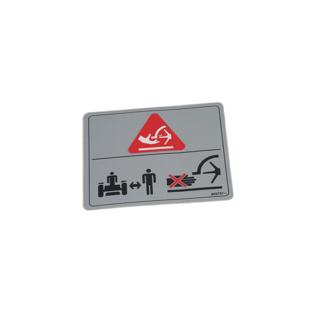 DECAL, BLOWER DANGERS