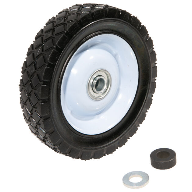 50 lbs. Load Rating. 1-3/8" Hub Length. 1/2" Ball Bearing. Offset Hub. Diamond Tread