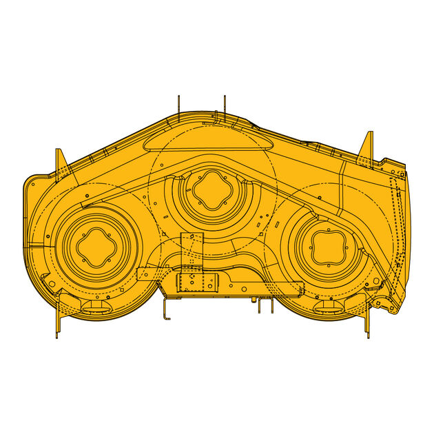 50" Deck Shell (Cub Cadet Yellow)