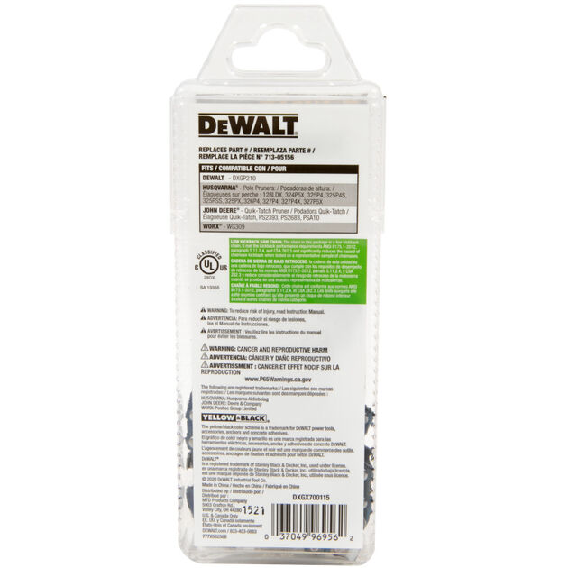 DEWALT 10 in. Gas Saw Chain