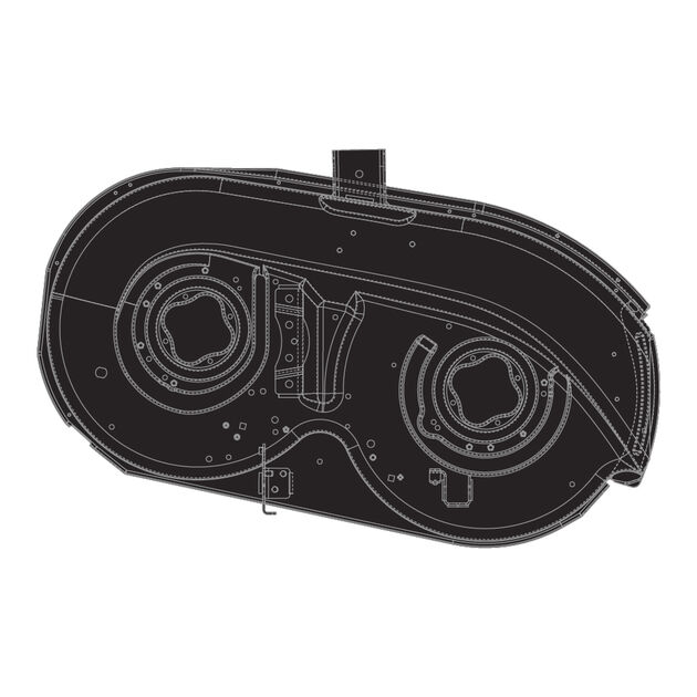 42" Deck Shell (Powder Black)