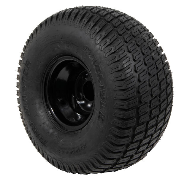 Complete Wheel 20x10-8 (Turf) (Powder Black)