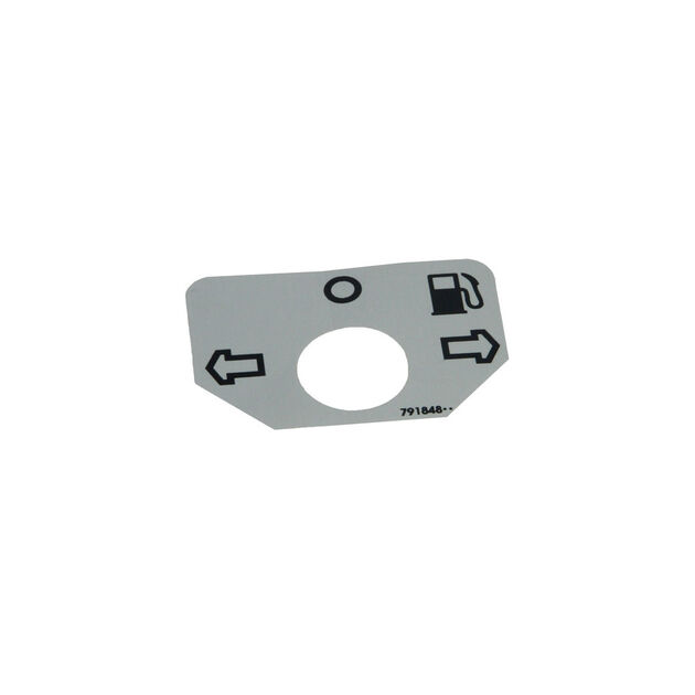 DECAL, FUEL INDICATOR- M