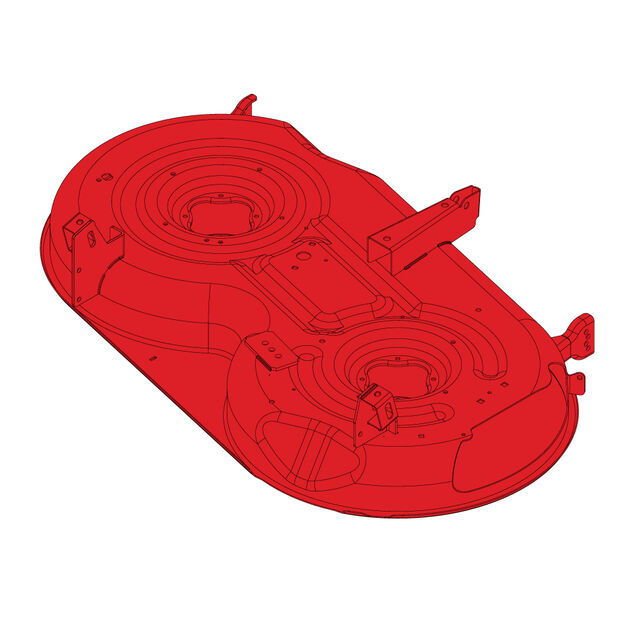 46" Deck Shell (Liberty Red)