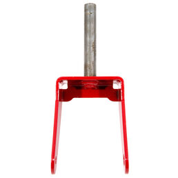 Caster Wheel Yoke (Red)