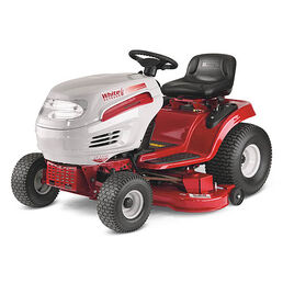 White Outdoor Riding Lawn Mower Model 13A6606H790